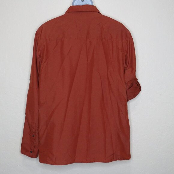 Wrangler* Men's Long Sleeve Button Down Straight Hem Pocket Shirt~ Size Medium - Picture 2 of 11